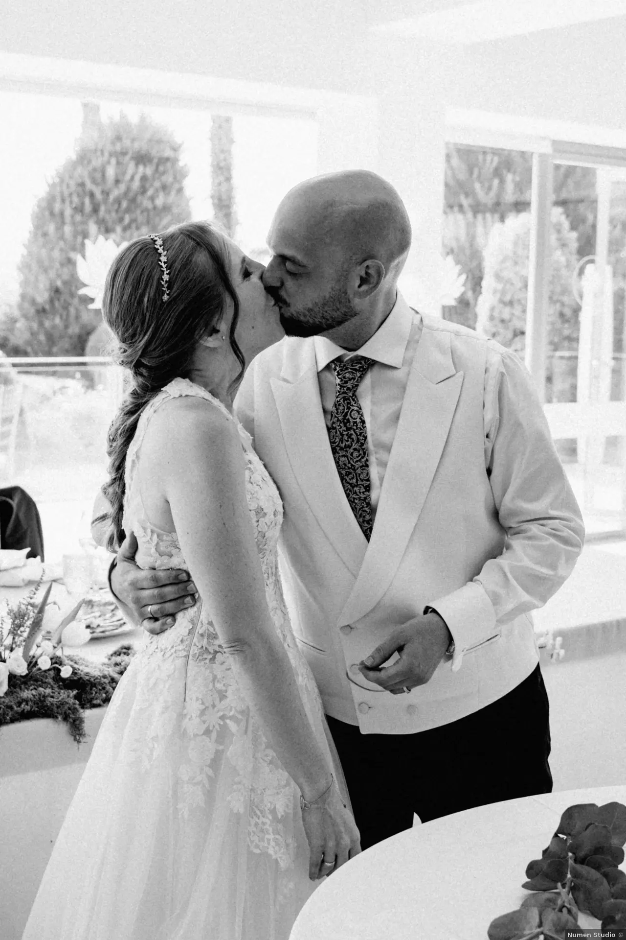 Patricia y Evaristo el día de su boda